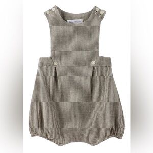 Tartine et chocolat - Baby Beige Check Romper
